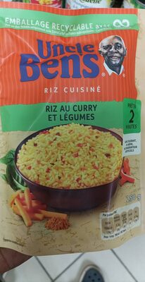 Riz au curry et légumes