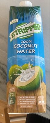 stripped coconut water 100%