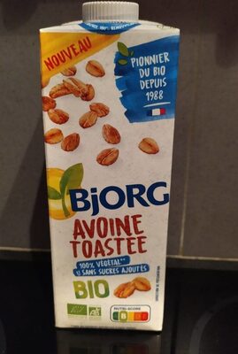 Lait d'avoine toastée