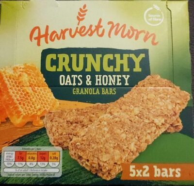 Crunchy oats & honey granola bars