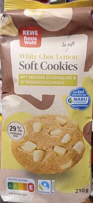 White Choc Lemon Soft Cookies