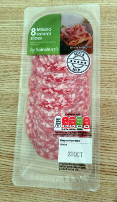 Milano salami slices