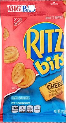 Nabisco ritz crackers-single serve sandwiches cheese 1x3.000 oz