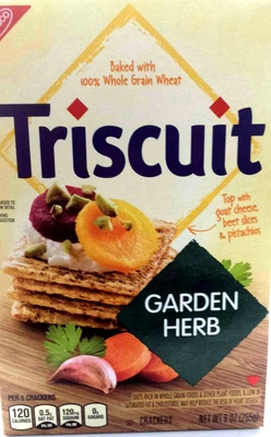 Nabisco triscuit crackers garden herb 1x9 oz