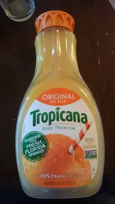 Pure 100% florida orange juice