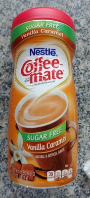 Vanilla caramel sugar free coffee creamer, vanilla caramel