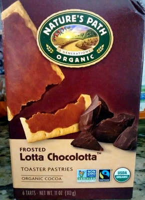 Chocolate frosted toaster pastries