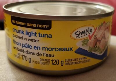 Chunk light tuna, packed in water