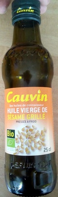 CAUVIN - Huile vierge de sésame grillé BIO