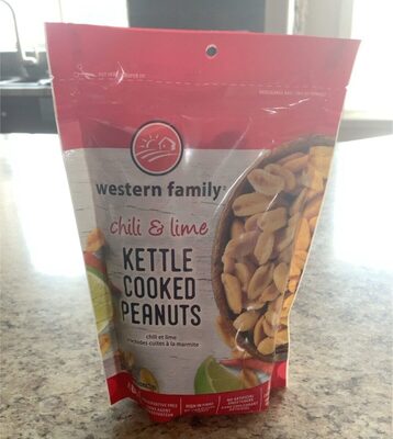Chili and lime kettle cooked peanuts