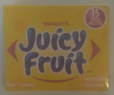 Juicy Fruit Gomme Sans Sucre L'originale