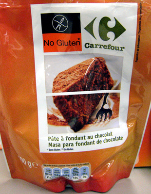 Fondant au chocolat sans gluten