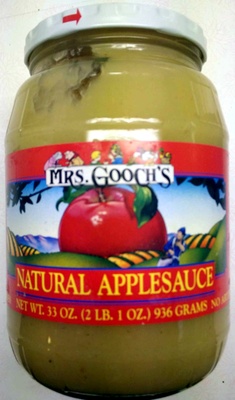 Unsweetened applesauce