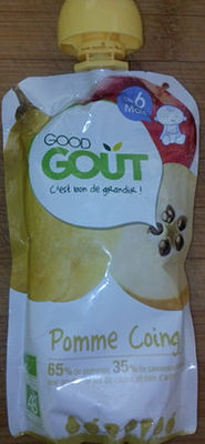 Gourde Pomme Coing-Good Gout-120g