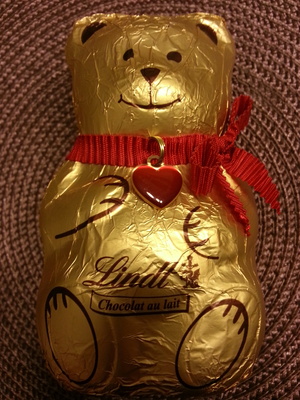 Ours au chocolat au lait