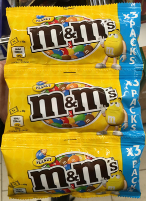 M&M's Peanut (x3 pack)