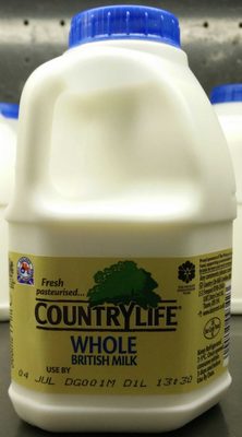 CountryLife Whole British Milk
