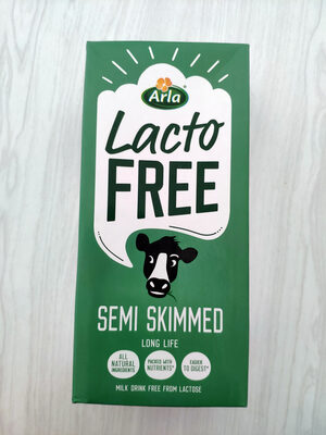 Lactofree semi skimmed milk