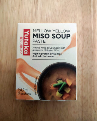 Mellow yellow miso soup paste