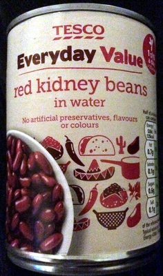 red kidney beans in water