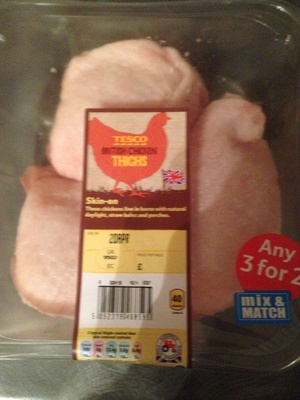 British chicken thighs