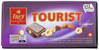 Tourist Crémant - Dunkle Schokolade mit Weinbeeren, Haselnüssen und Mandeln