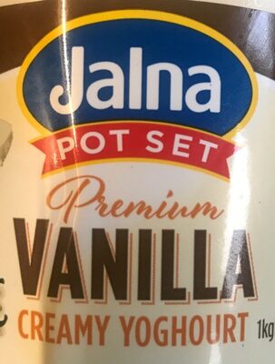 Premium vanilla creamy yoghurt