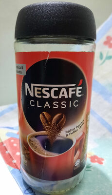 Nescafe Classic instant coffee Blend  Arabia robusta