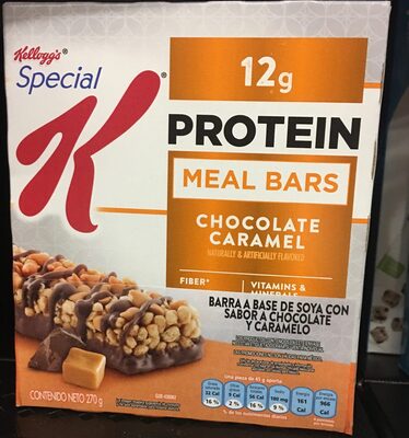 Protein meal bars, chocolate caramel