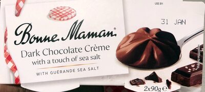 Dark chocolate crème with a touch of sea salt