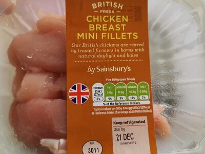 Chicken breast mini fillets
