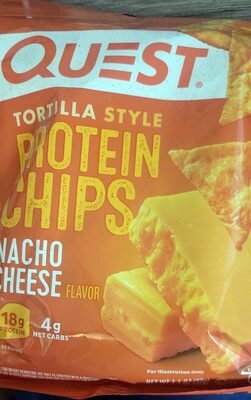 Tortilla Style Protein Chips - Nacho Cheese