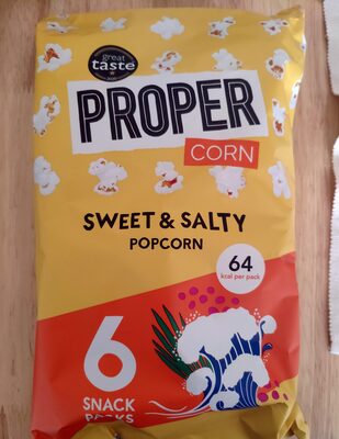Sweet & salty popcorn