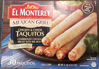 El Monterey Mexican Grill Chicken & Cheese Taquitos