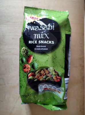 Wasabi mix rice snacks