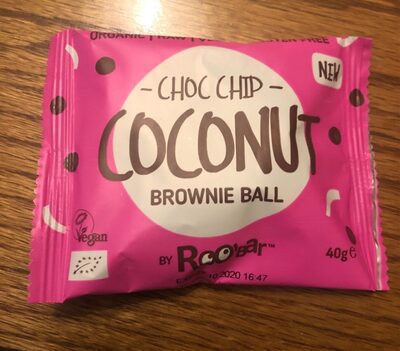 Choc chip Coconut Brownie Ball
