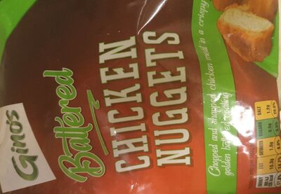 Battered chicken nuggets