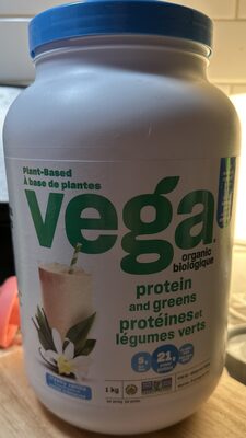 Vega Organic protein and greens - creamy vanilla