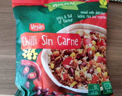 Vegan chilli sin carne