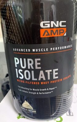 Pure Isolate Whey Protein Vanilla Custard