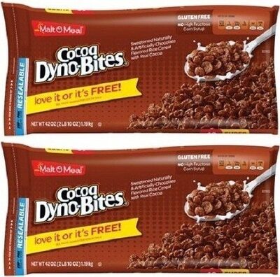 Malt o meal cocoa dyno bites cereal