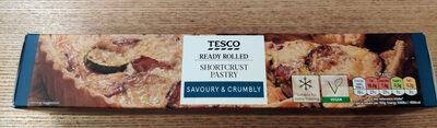 Ready rolled shortcrust pastry