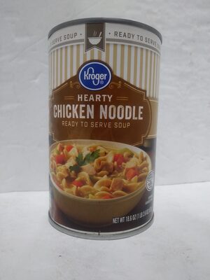 Hearty chicken noodle soup