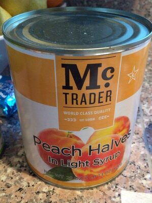 Peach halves in light syrup