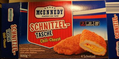 Schnitzel-Tasche Chili-Cheese