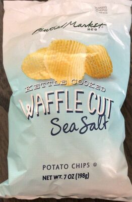 Kettle cooked waffle cut sea salt
