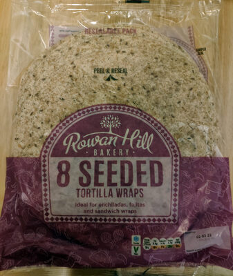 Seeded tortilla wraps