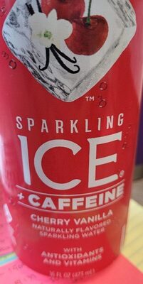 Sparkling Ice +Caffeine Cherry Vanilla