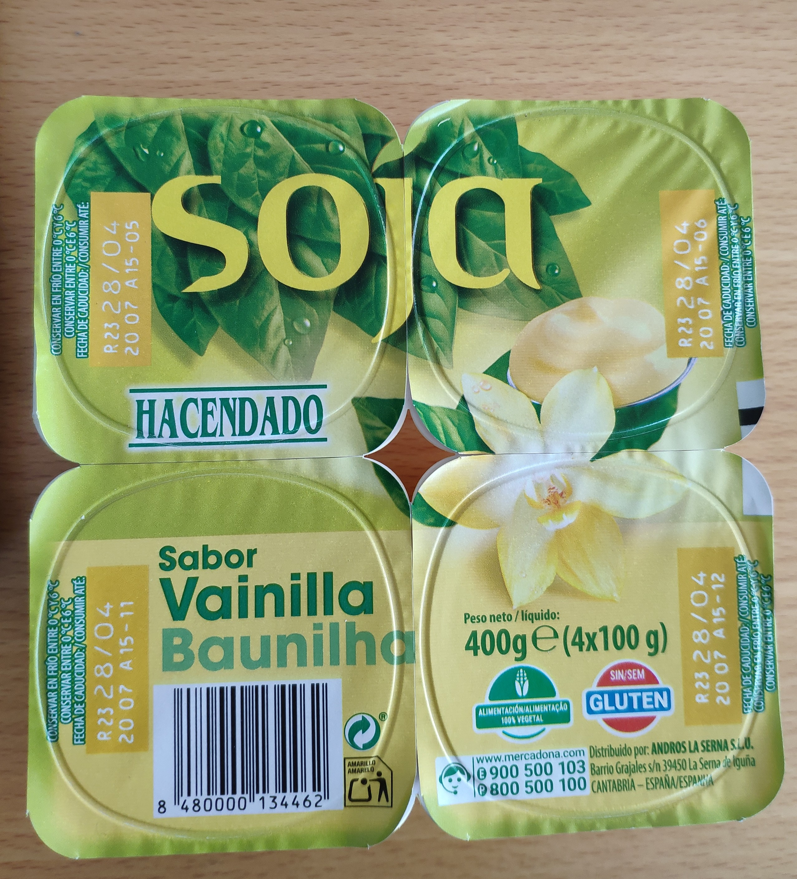 Yogur de soja