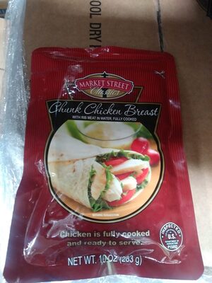 Chunk Chicken Breast with Rib Meat in Water, Fully Cooked